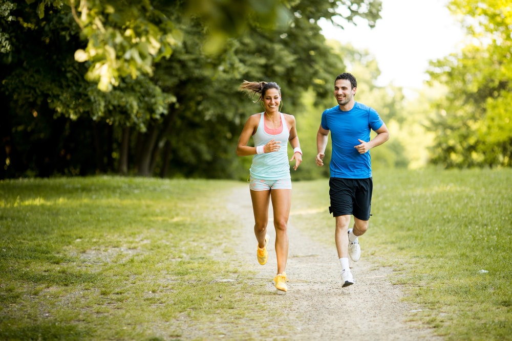 rencontre lors d'un footing