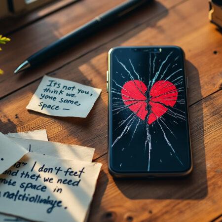 Exemples de sms pour annoncer une rupture