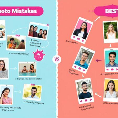 Les erreurs de photos à éviter sur Tinder pour maximiser vos chances