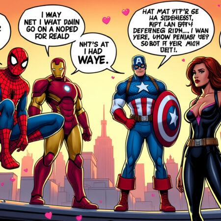 Phrases de drague inspirées des héros Marvel